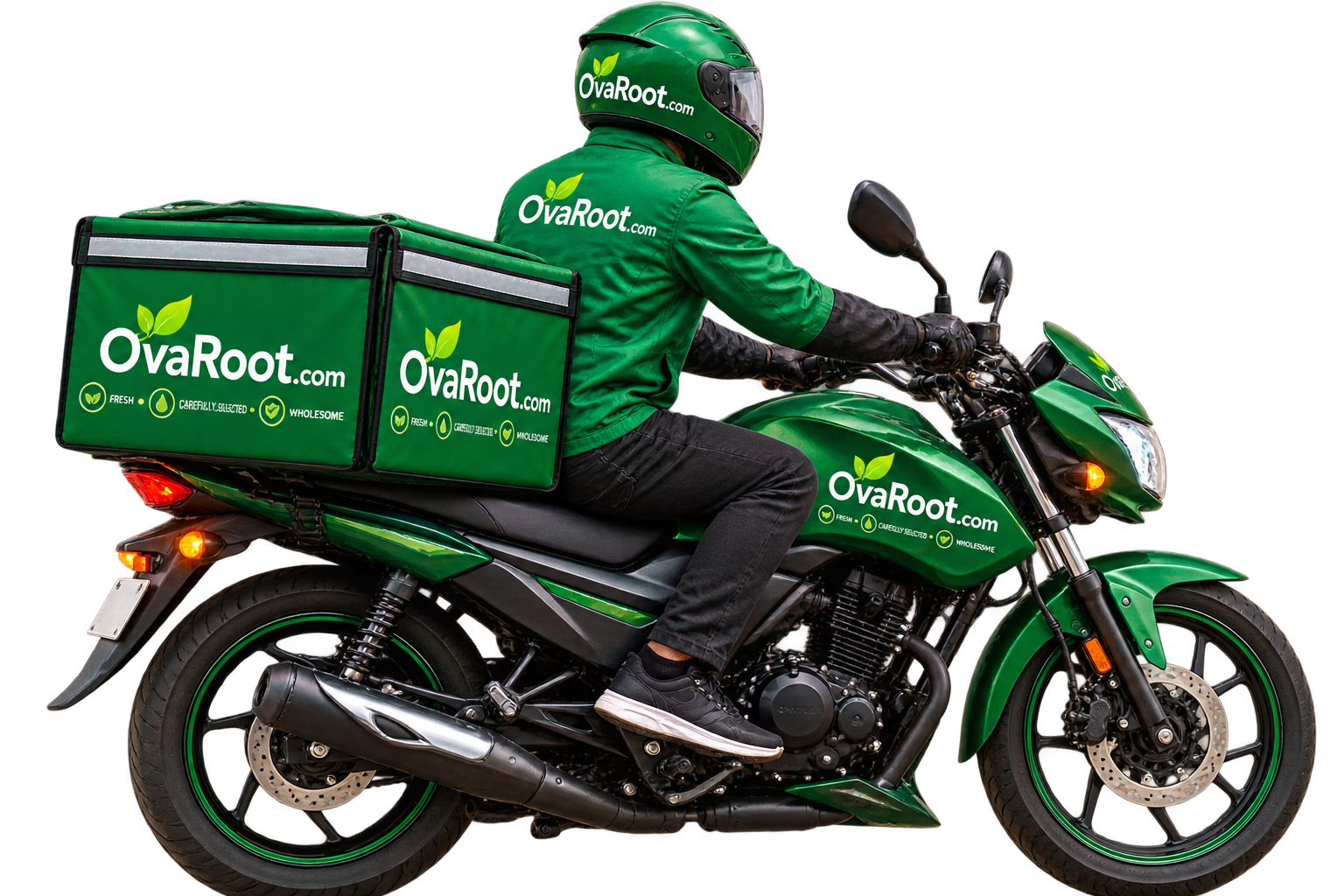 OvaRoot delivery bike