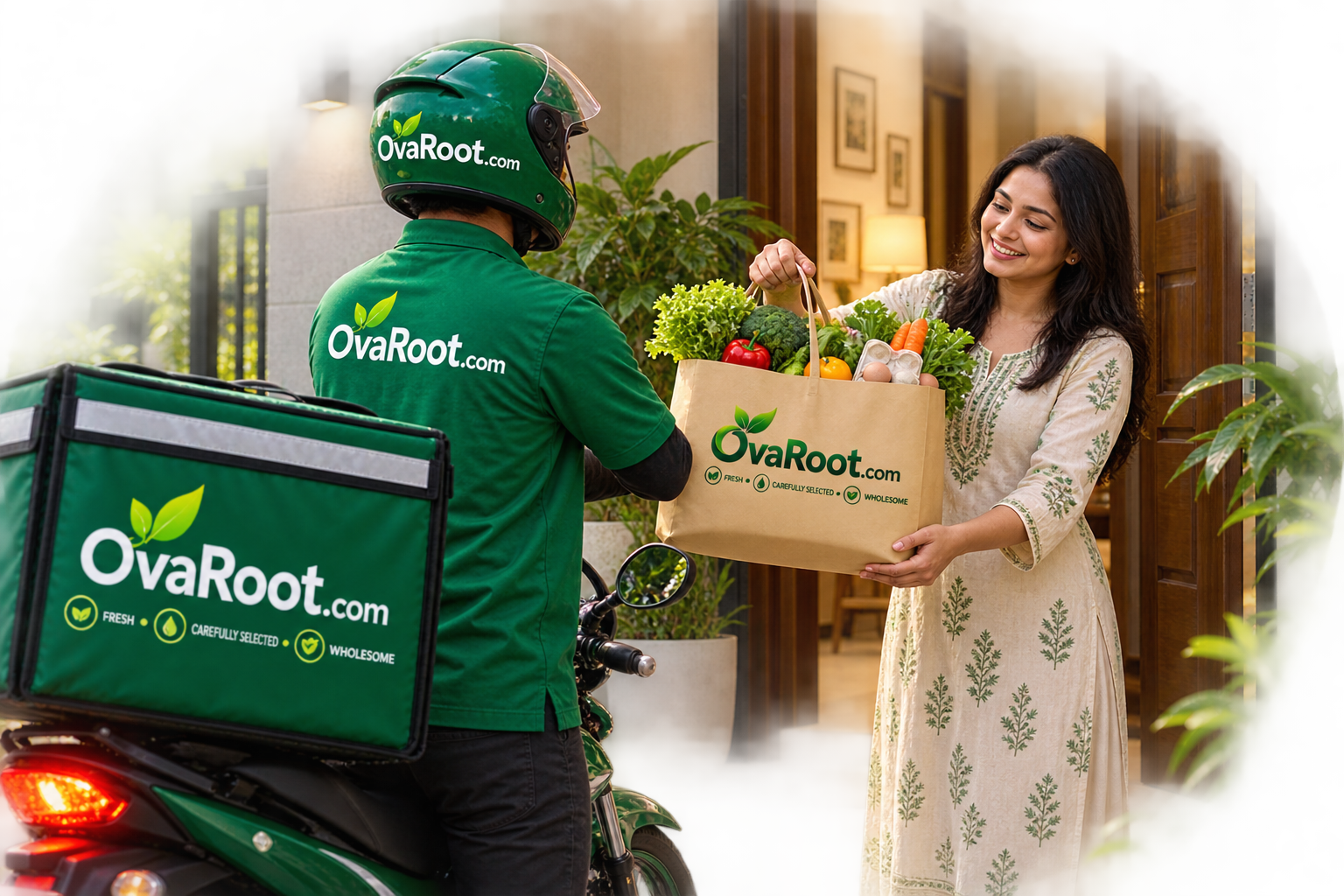 OvaRoot delivery handed to customer